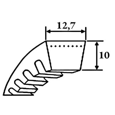 Кабели Ремень клиновой XPA 800 SWR Кабели Ремень клиновой XPA 800 SWR